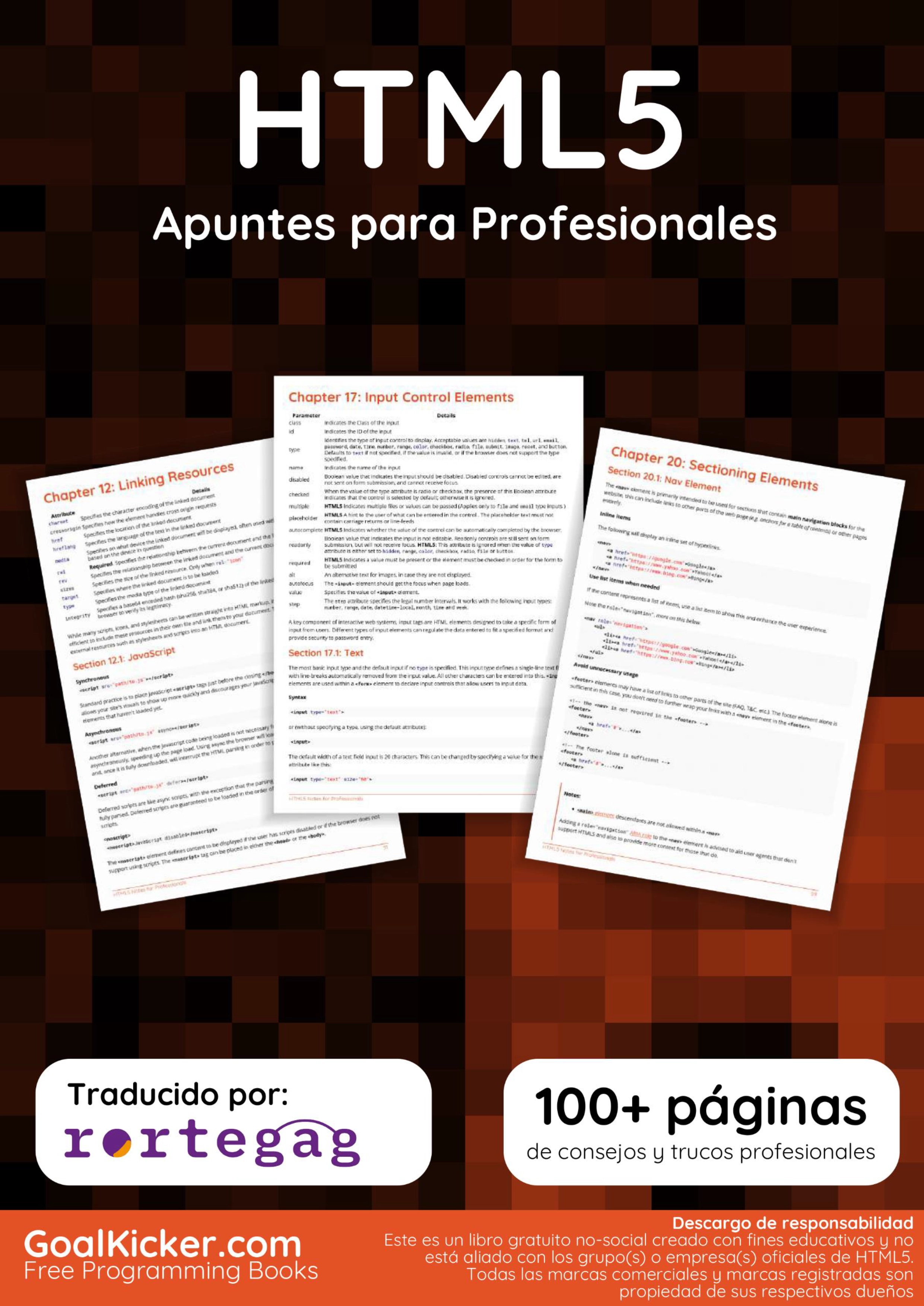 Libro HTML5 Apuntes para Profesionales