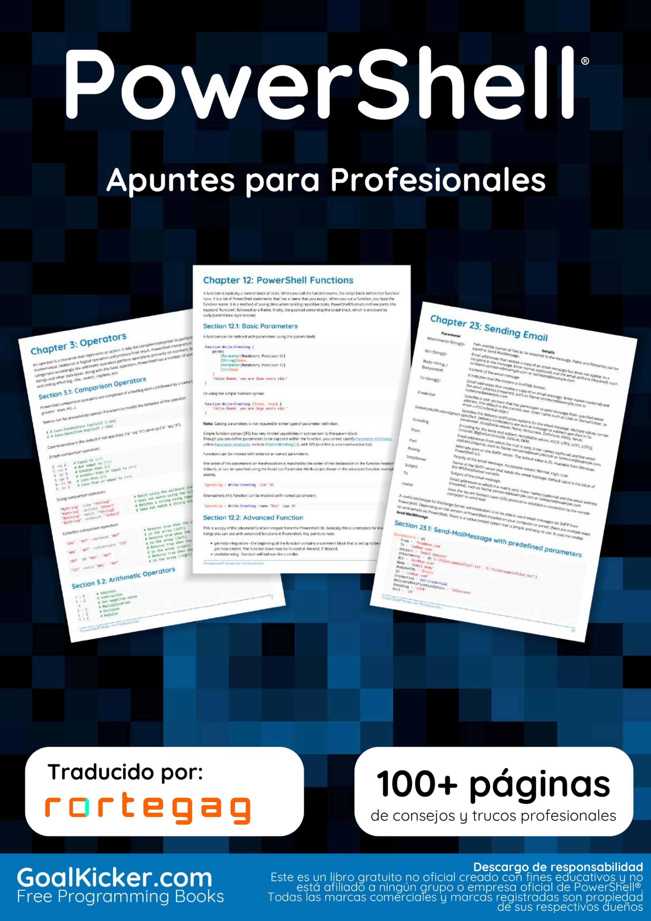Libro PowerShell Apuntes para Profesionales