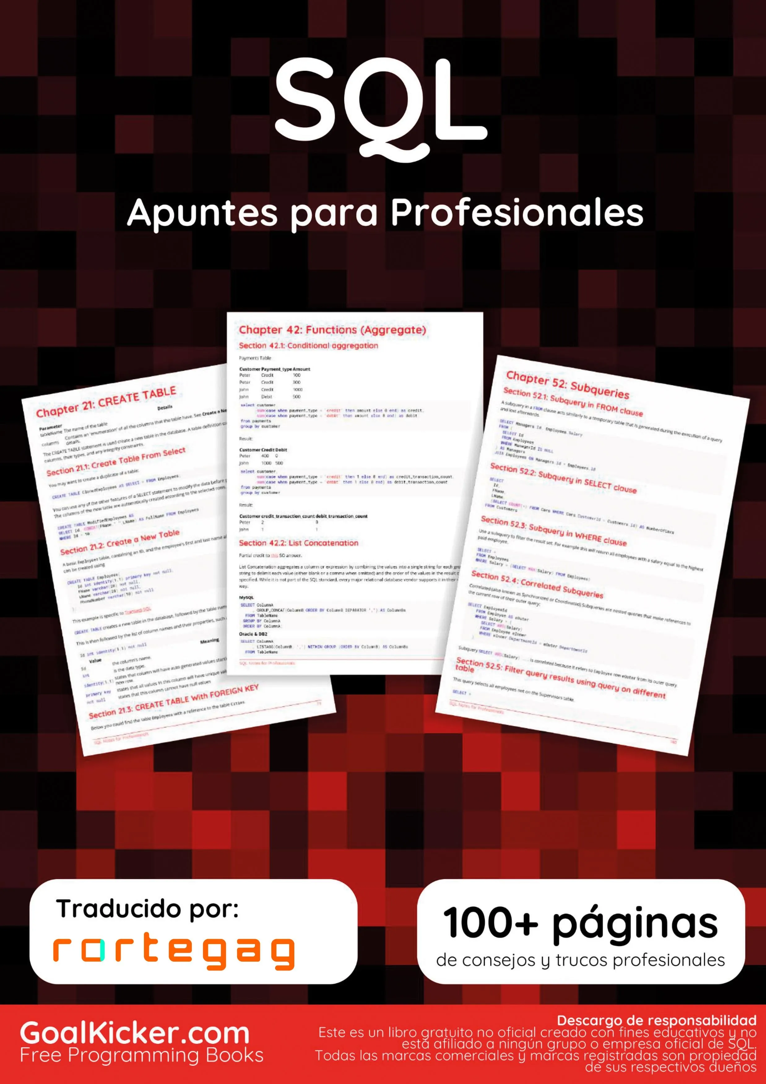 Libro SQL Apuntes para Profesionales