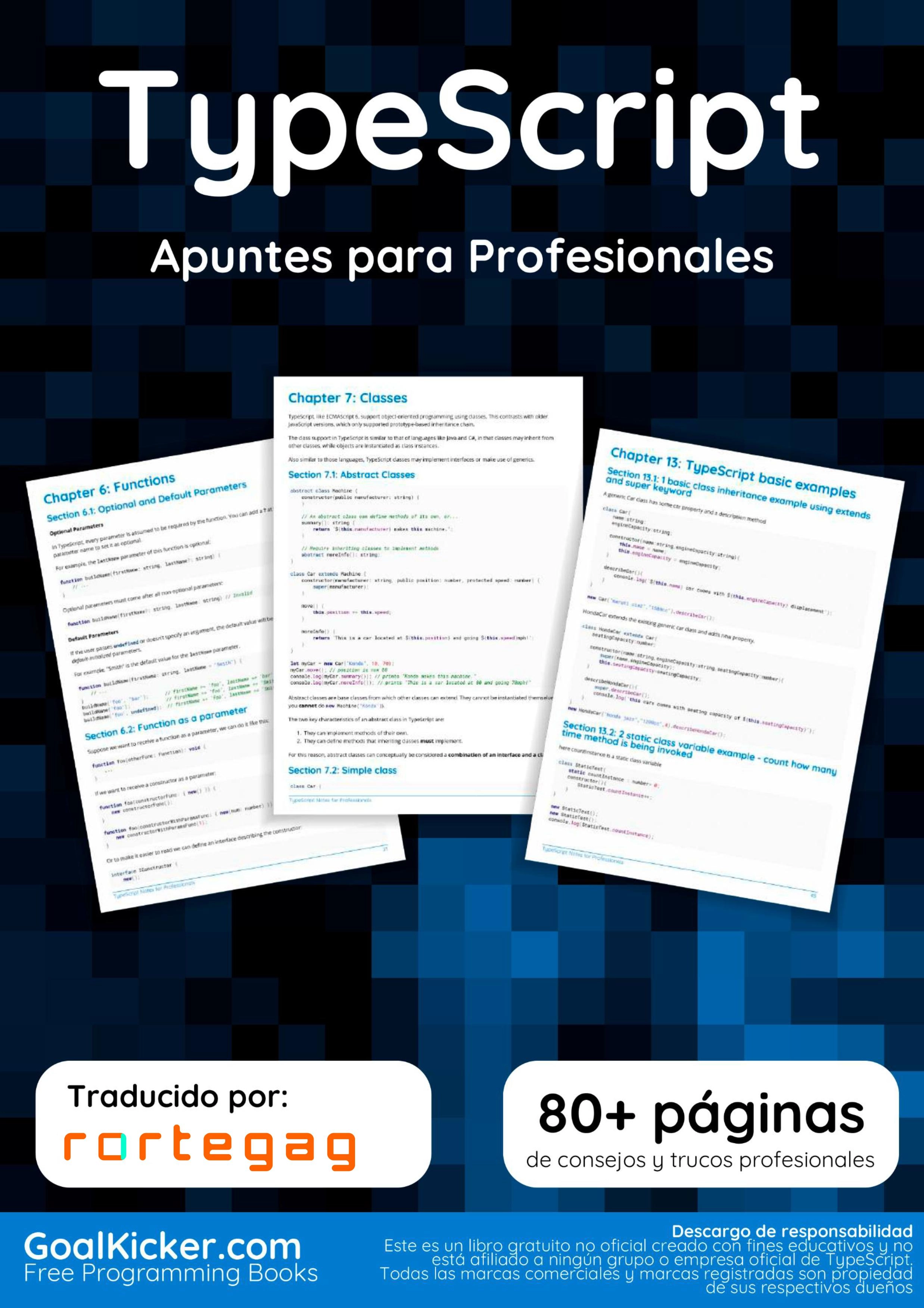 Libro TypeScript Apuntes para Profesionales