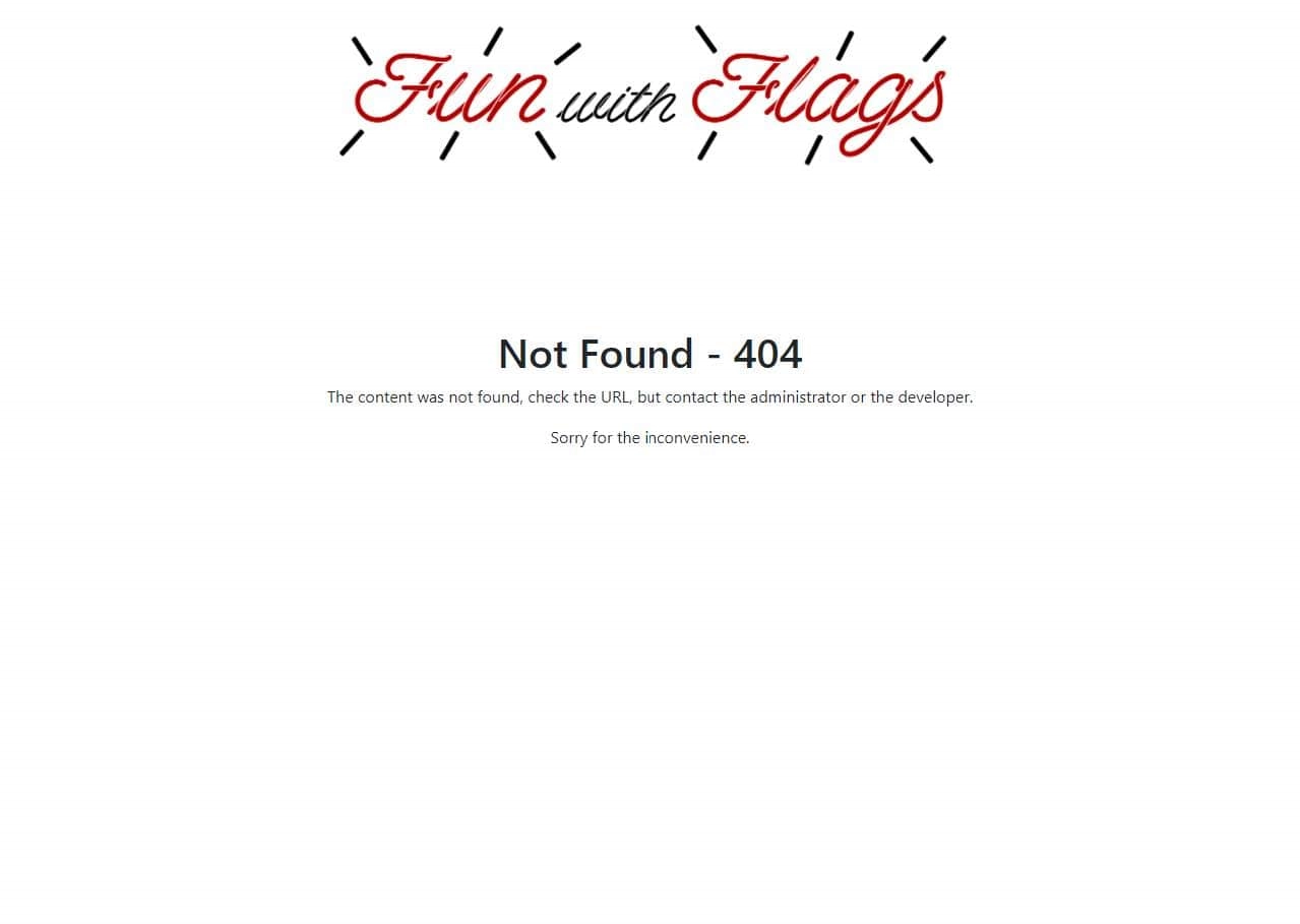 Página error 404